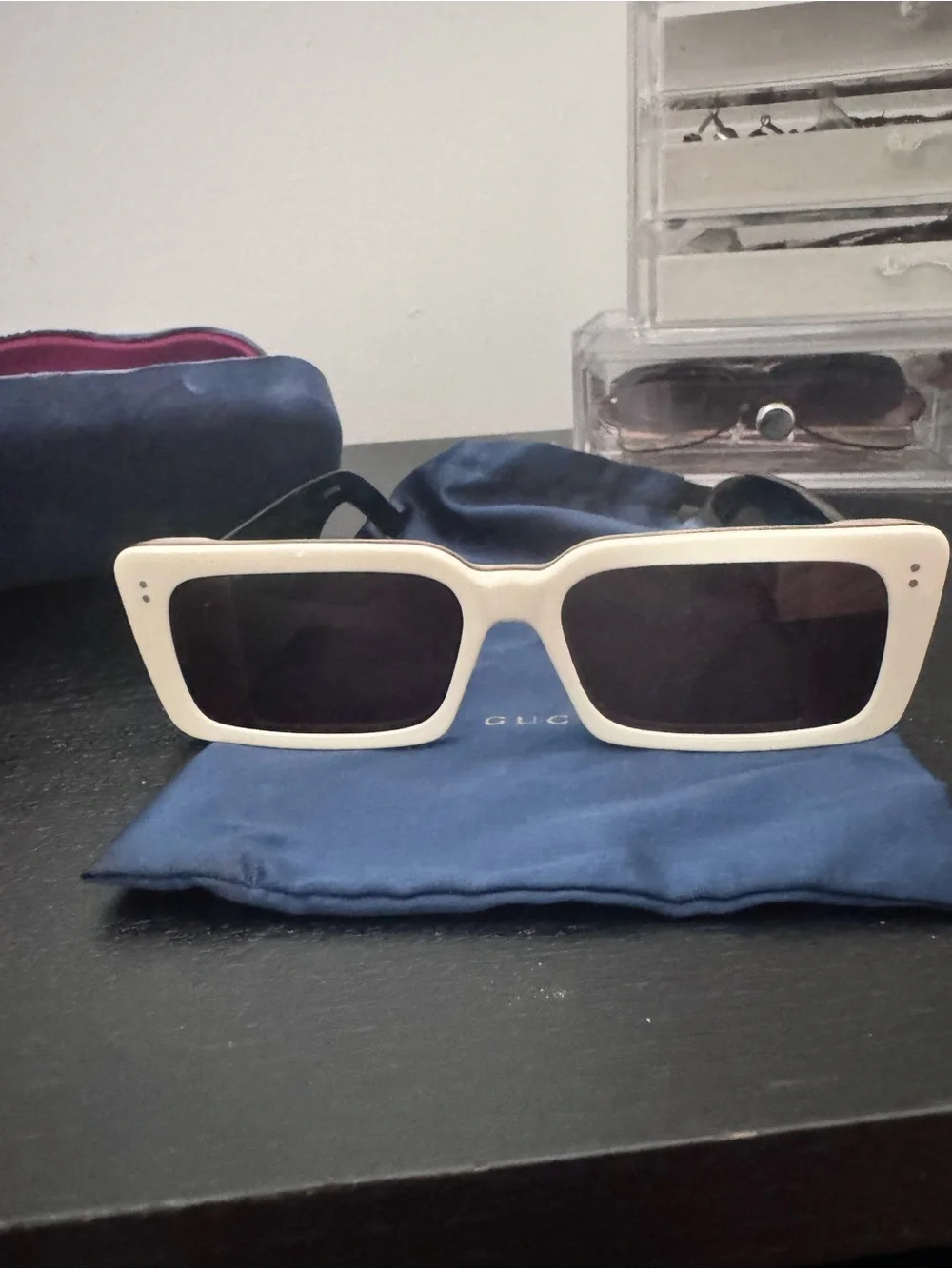 Gucci rectangle sunglasses